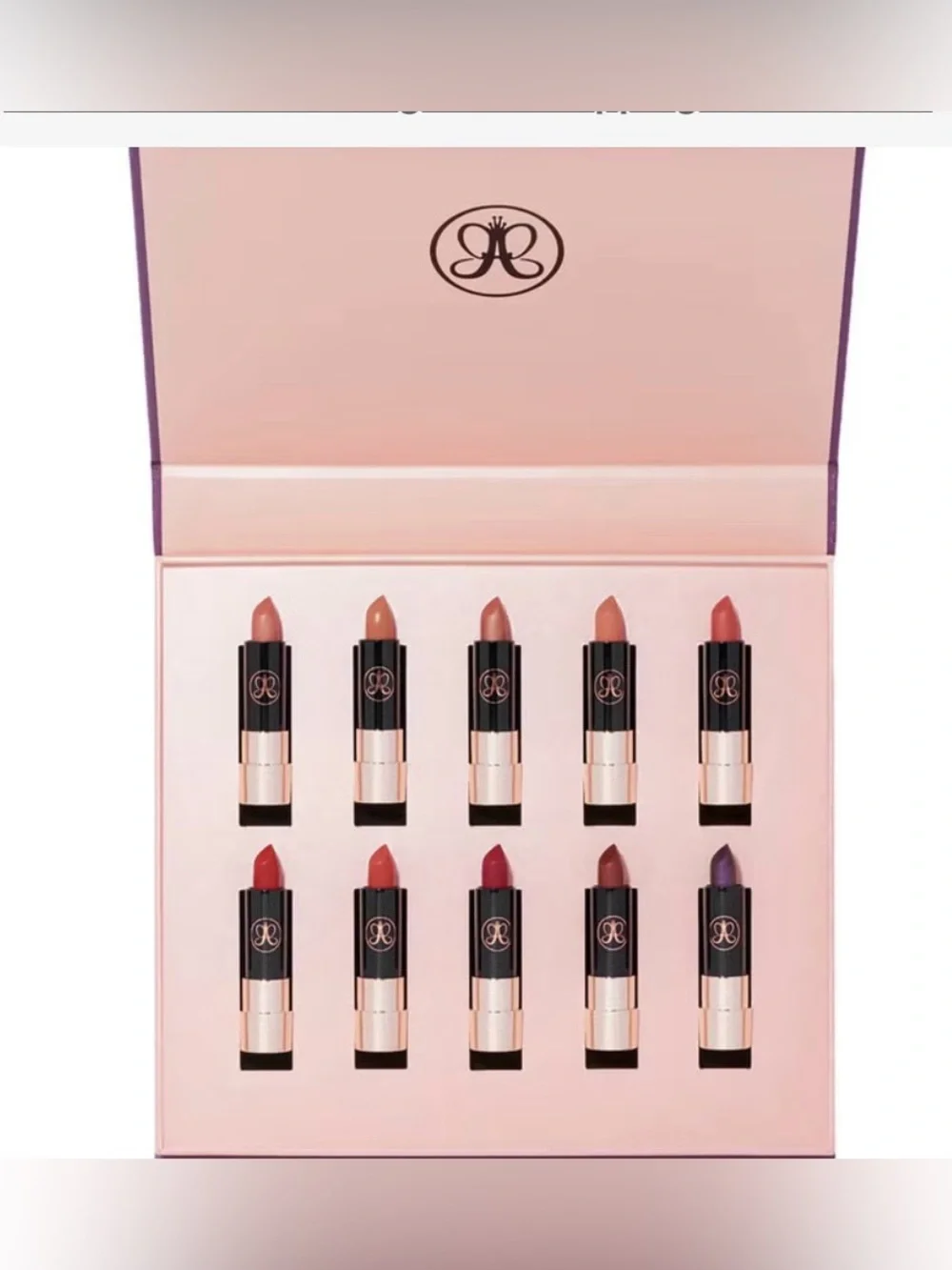 Anastasia Beverly Hills VAULT ~ 10 Mini Matte Lipsticks ~ Full Pigment Lipcolor